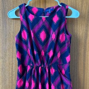 Gap Geometric Print Dress, Size 0P